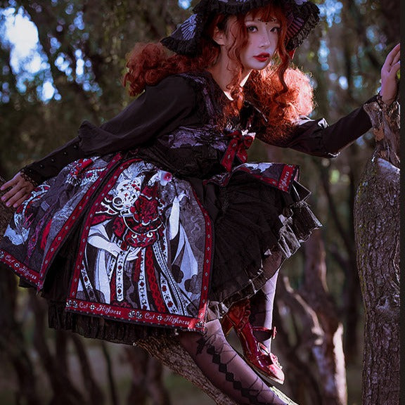 魔女の姉妹 ゴスロリ ジャンパースカート1型 – ロリータファッション 