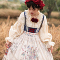 [Pre-order] Bavarian Girl Country-style Jumper Skirt [Long Type]