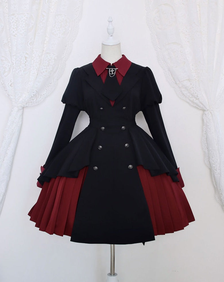 【予約販売】少女探偵 フェイクレイヤードワンピース