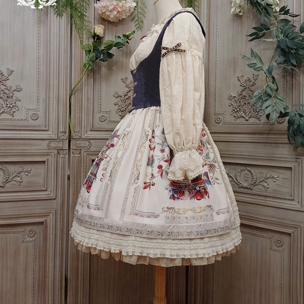 [Pre-order] Bavarian Girl Country-style Skirt [Short Type]