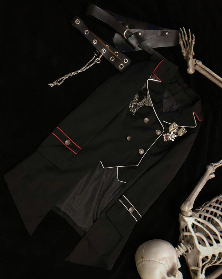 Oath in Black Military Lolita Jacket