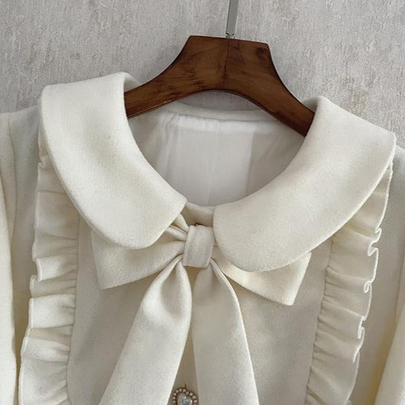 Puff Sleeve Ribbon Lolita Coat