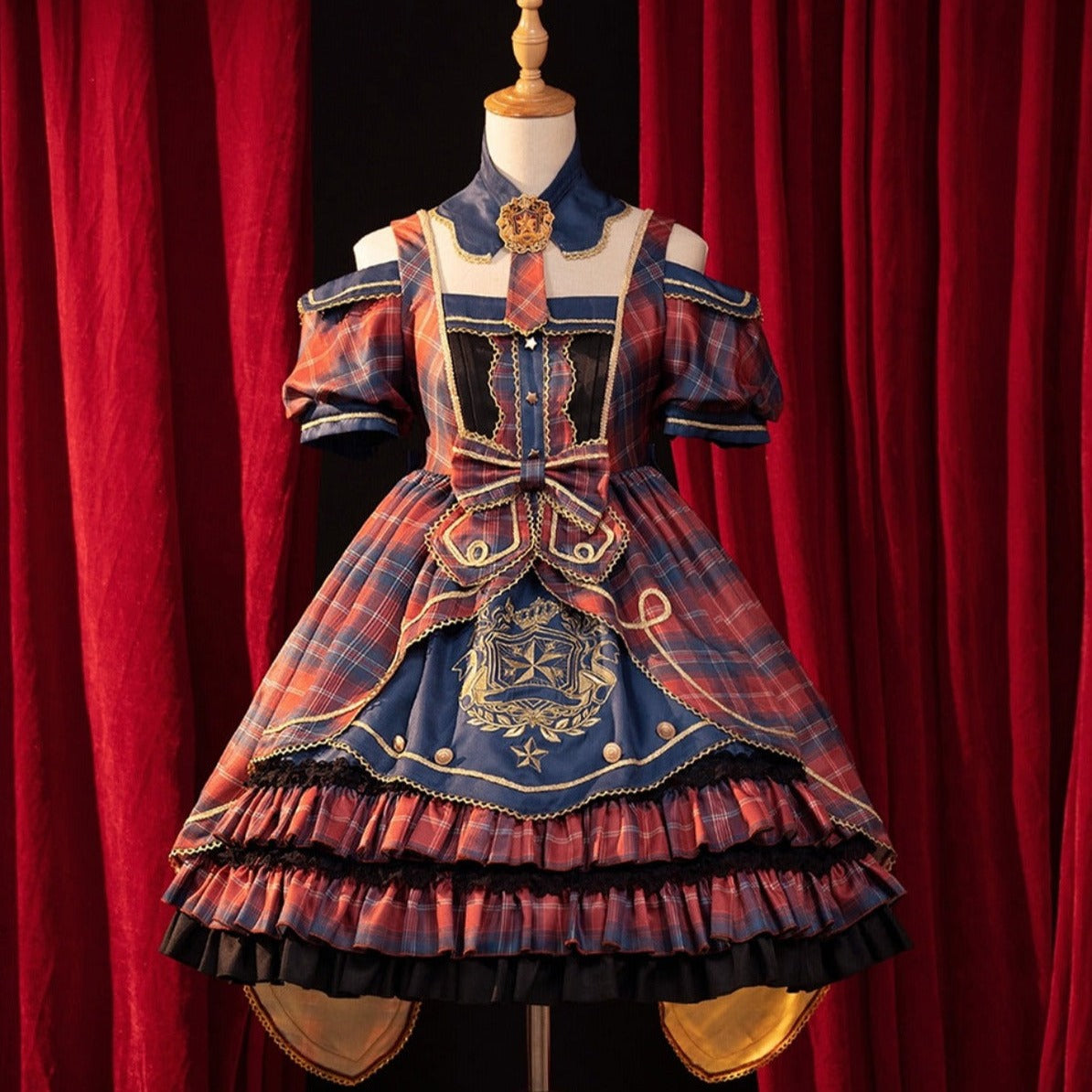 Star Song check idol style dress