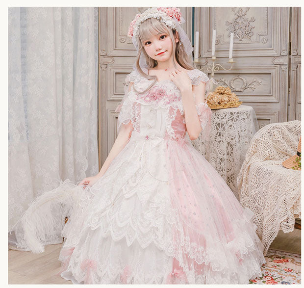 Brilliant Tea Party レースとフリルのプリンセスドレス