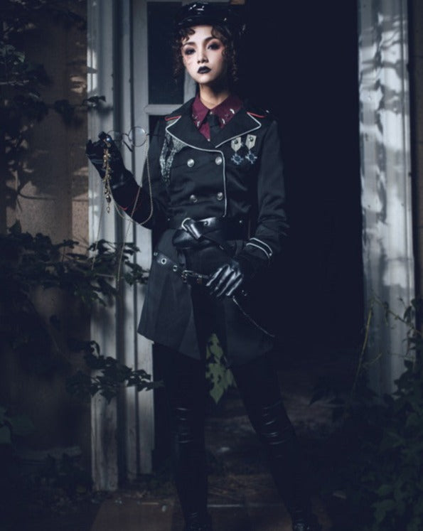 Oath in Black Military Lolita Jacket