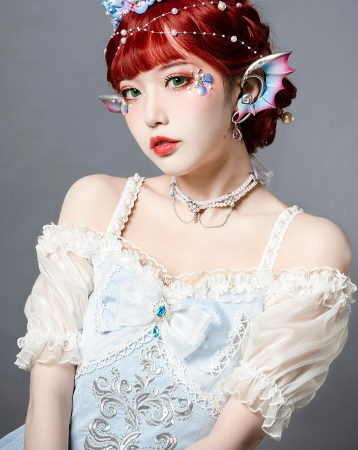 人魚姫の涙 パステルブループリンセスドレス