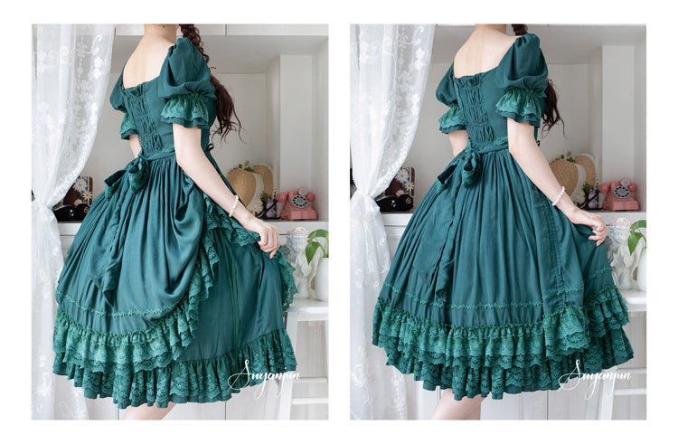 Classical elegant corset style dress