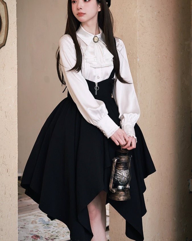 【予約販売】Tomorrow's Pledge 制服風ストラップスカートセットアップ