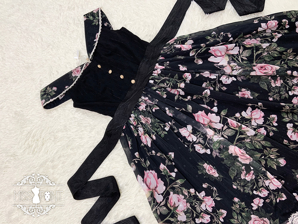 【予約販売】Rose Garden 2WAYデザインネック クラロリ ジャンパースカート