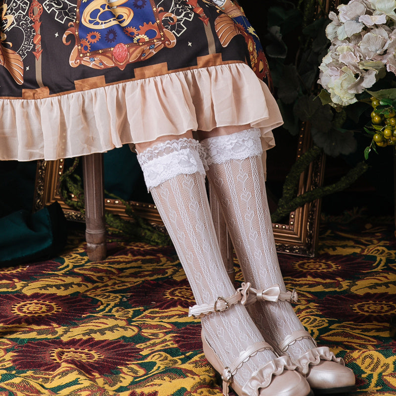 heart lace socks