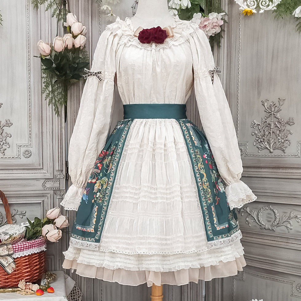 [Pre-order] Bavarian Girl Country-style Skirt [Short Type]