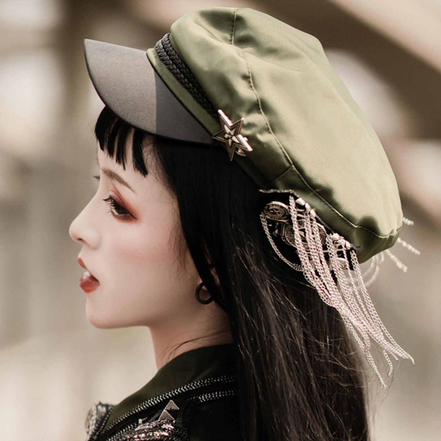 [Reservation sale] Military Lolita ALPHA cap 3 colors