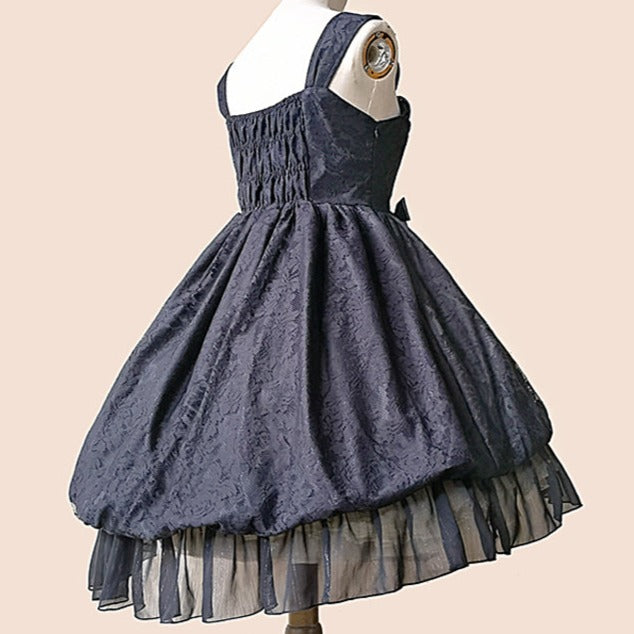 Flower bloom バルーン ジャンパースカート – ロリータファッション