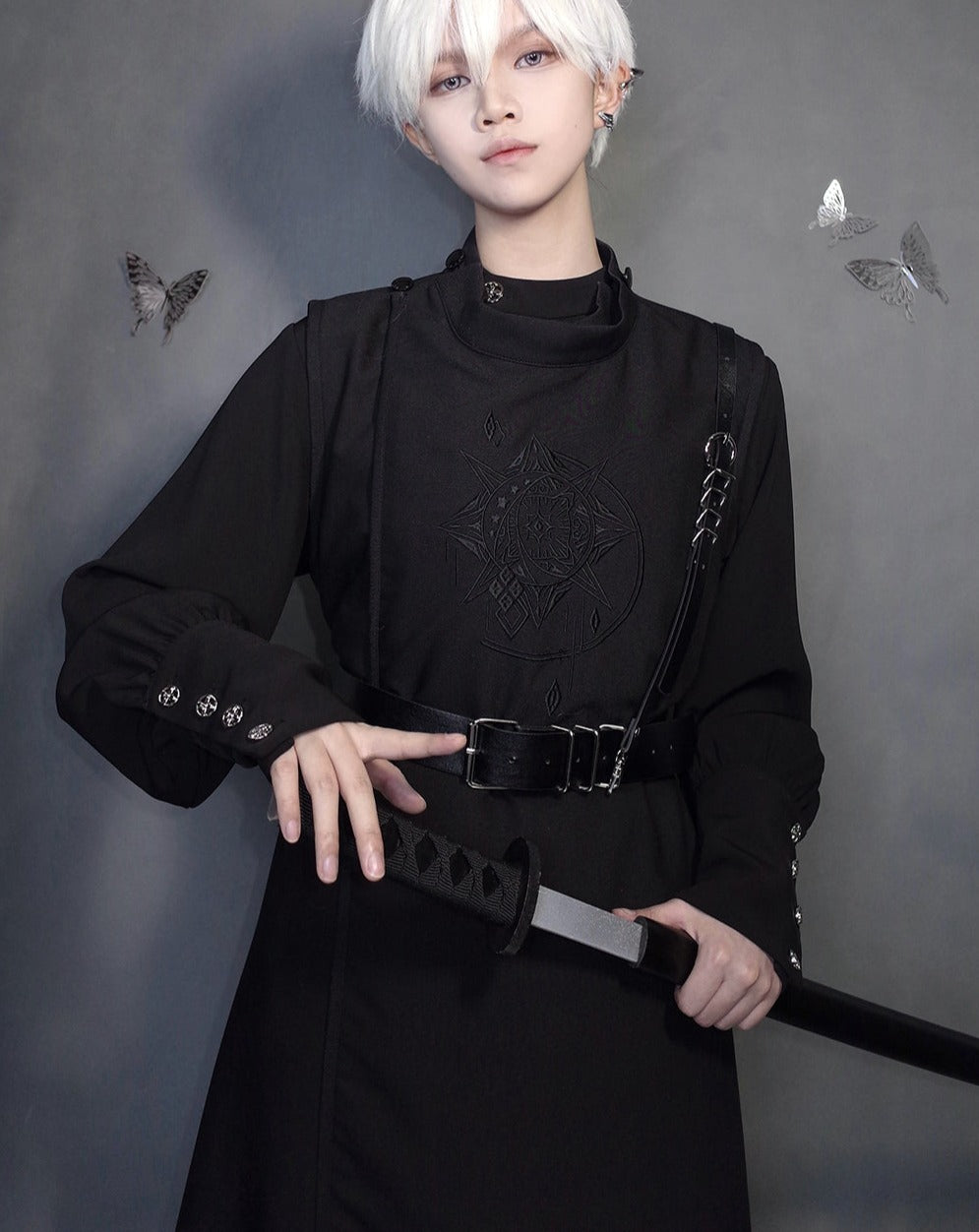 [Pre-order] Black Knight Imperial embroidered robe