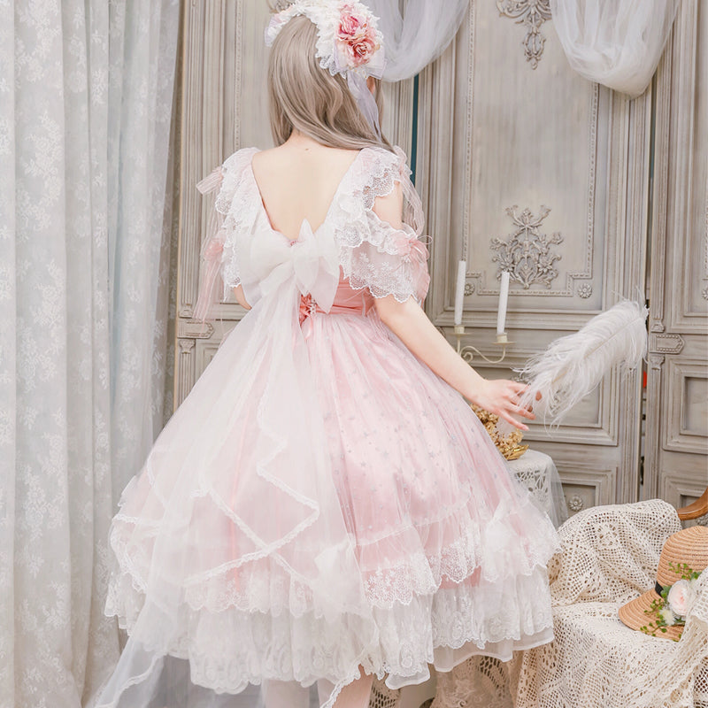 Brilliant Tea Party レースとフリルのプリンセスドレス