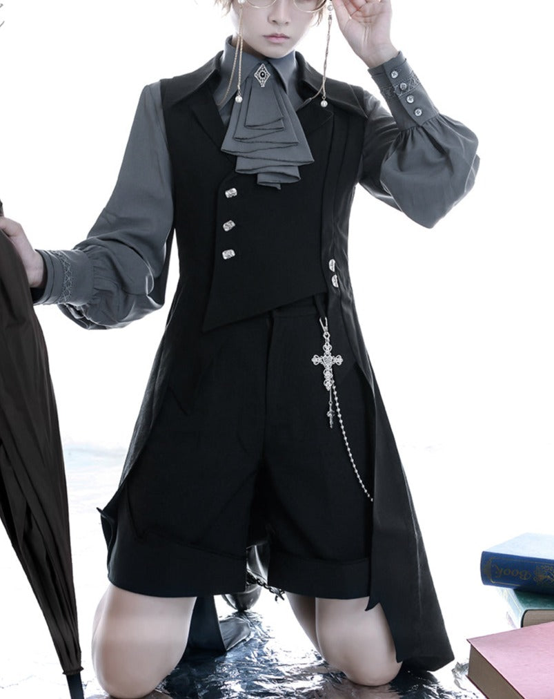 [Pre-order] Prince Lolita Asymmetric Long Vest