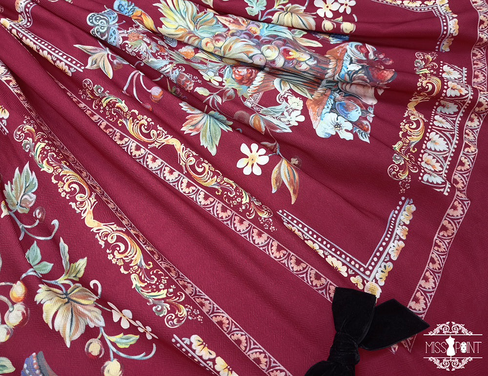 [Pre-order] Bavarian Girl Country-style Jumper Skirt [Long Type]