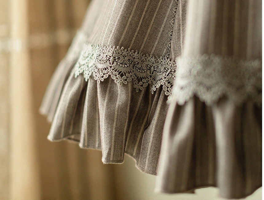 Classical 2way high waist jumper skirt
