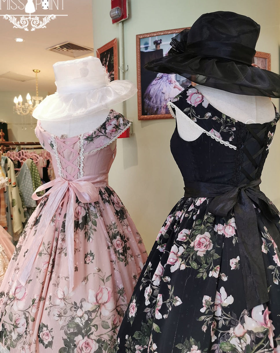 【予約販売】Rose Garden 2WAYデザインネック クラロリ ジャンパースカート