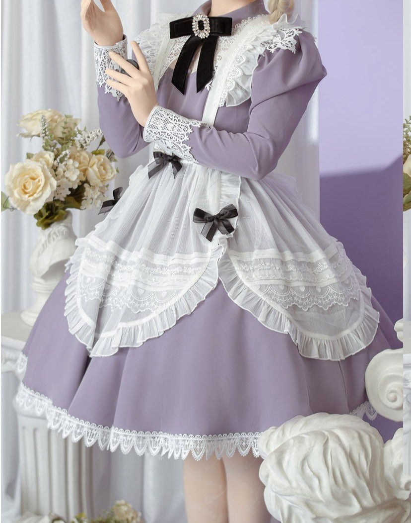 Princess, All the Best Retro Long Sleeve Dress Short Type