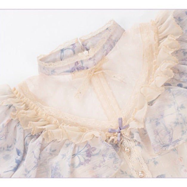 Summer Flower Wall クラシカルワンピース 全3タイプ