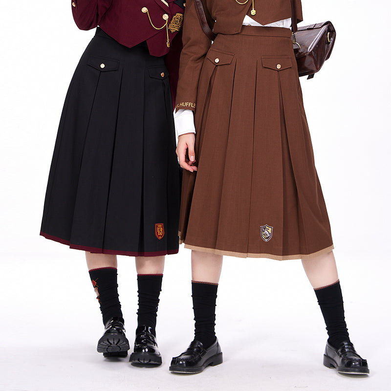 Hogwarts School of Witchcraft and Wizardry Box Pleated Skirt