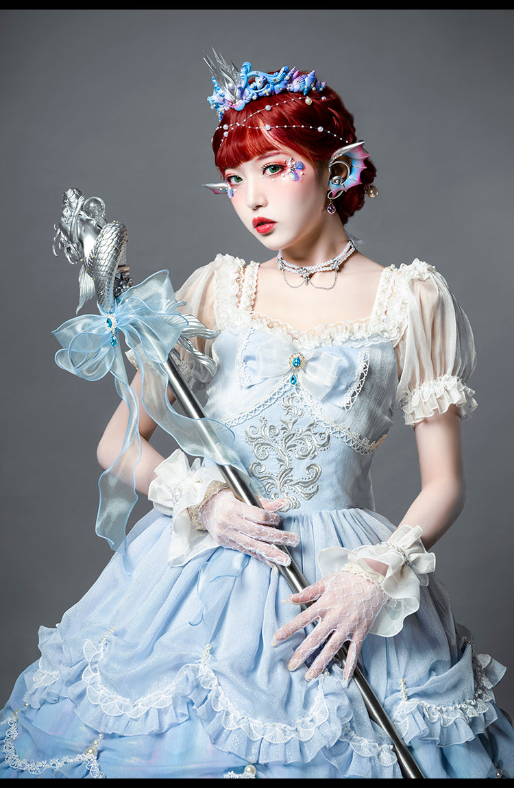 人魚姫の涙 パステルブループリンセスドレス