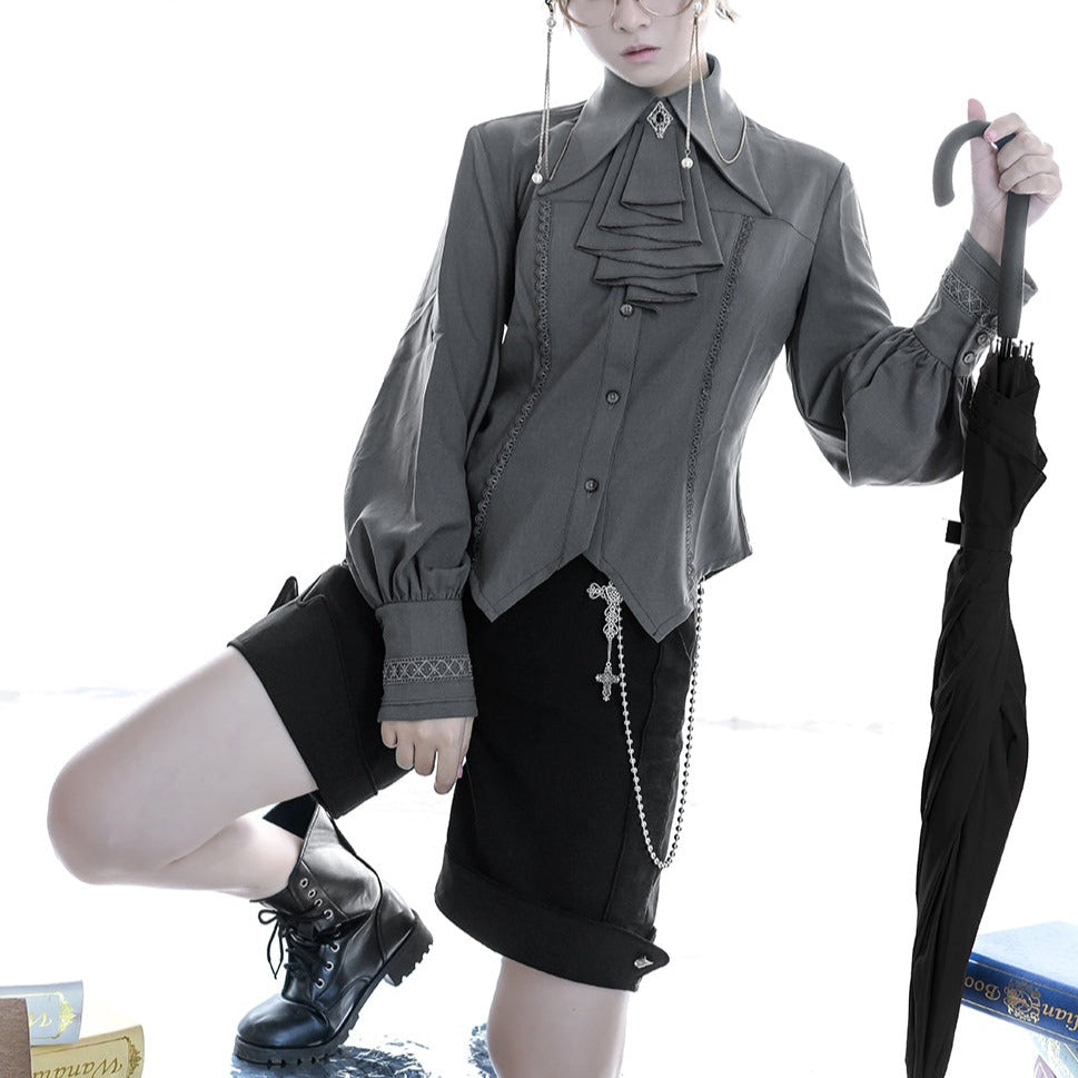 [Pre-order] Prince Lolita Asymmetric Short Pants
