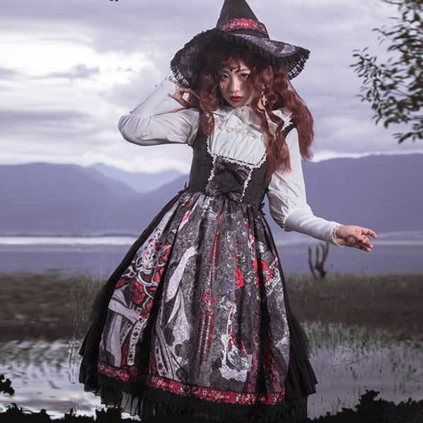 Witch Sisters Gothic Lolita Jumperskirt Type 2