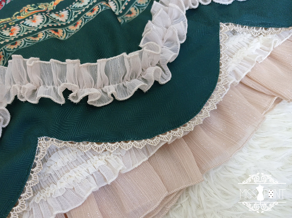 [Pre-order] Bavarian Girl Country-style Jumper Skirt [Long Type]