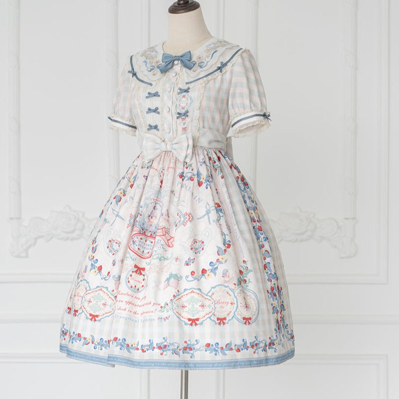 Porcelain Teaparty パステルカラーワンピース