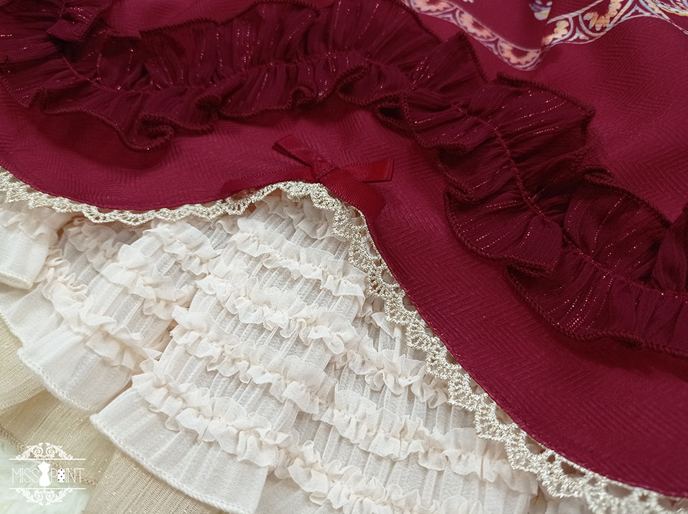 [Pre-order] Bavarian Girl Country-style Jumper Skirt [Long Type]