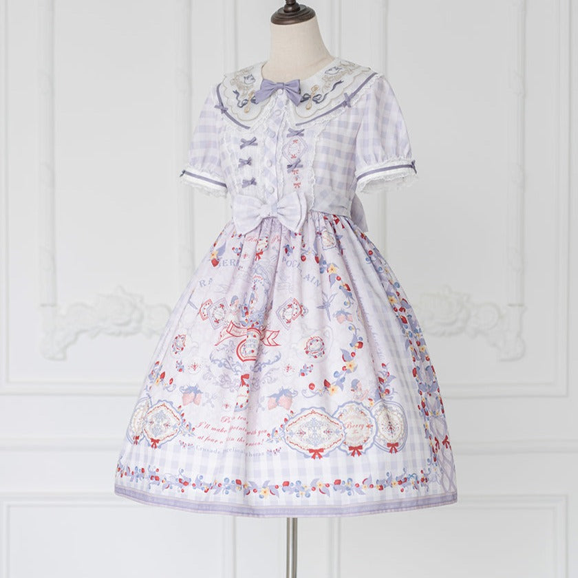 Porcelain Teaparty パステルカラーワンピース