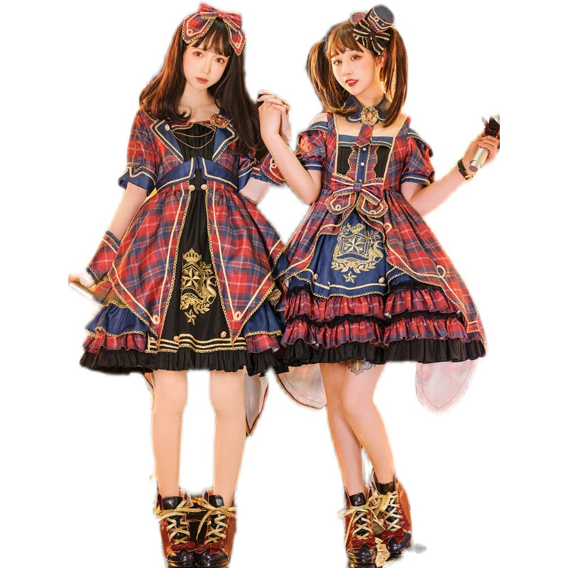 Star Song check idol style dress