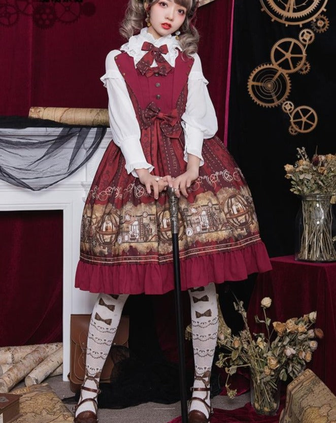 machine light year steampunk jumper skirt