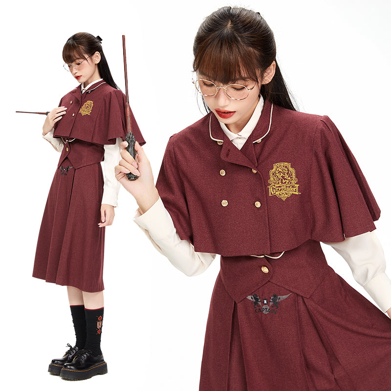 ホグワーツ魔法魔術学校 ダブルブレスト ケープ