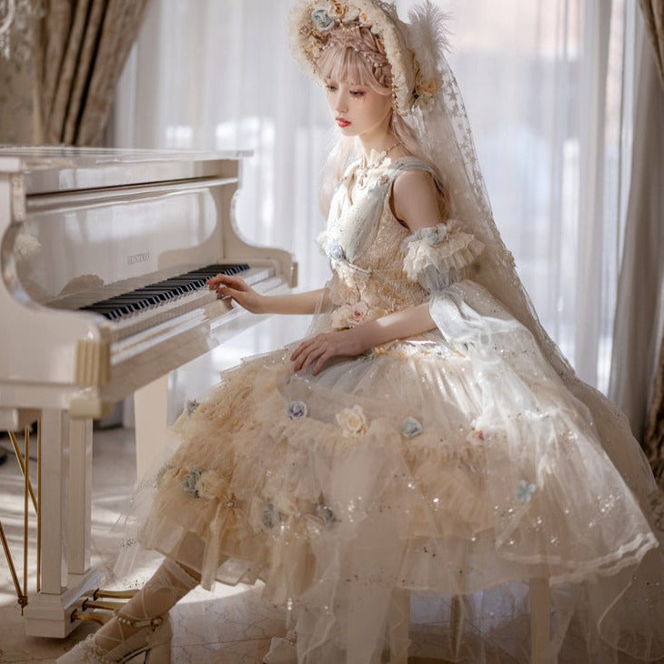 Spirit of Flora ペールカラーのフラワープリンセスドレス