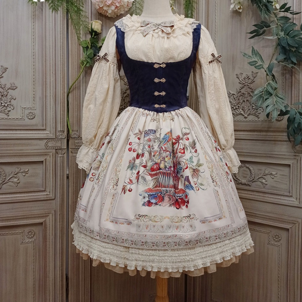 [Pre-order] Bavarian Girl Country-style Skirt [Short Type]