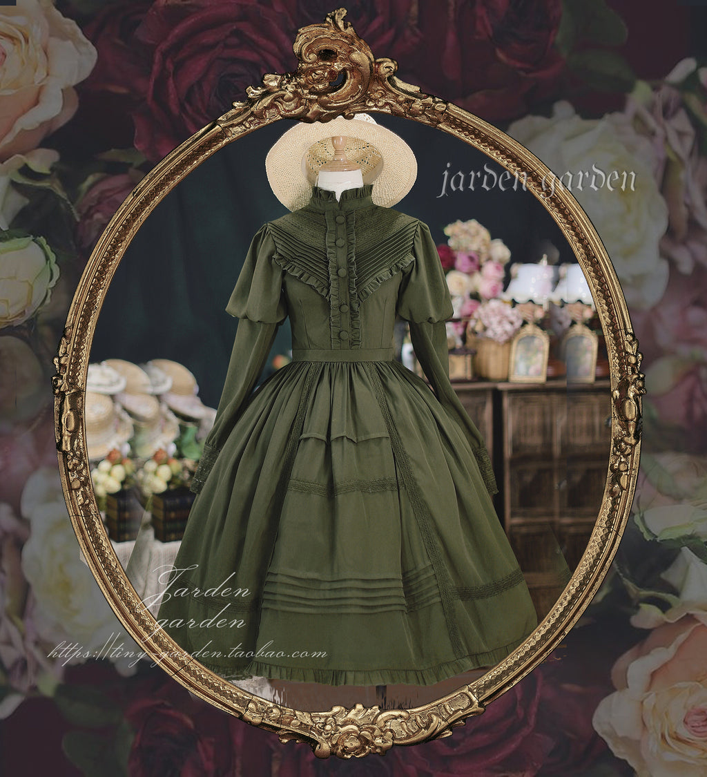 【予約販売】Black Forest クラシカルジゴ袖ワンピース