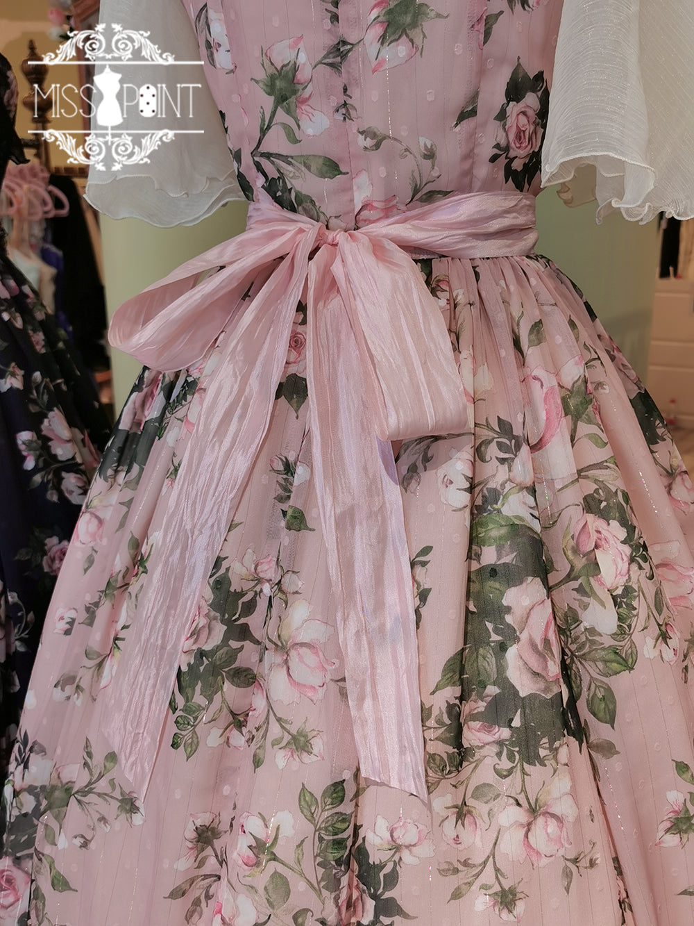 【予約販売】Rose Garden フライングスリーブ クラロリ ワンピース