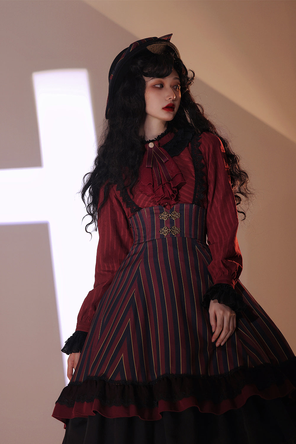Elegant stand-up collar blouse of the feudal lord [20% off for combined purchases]