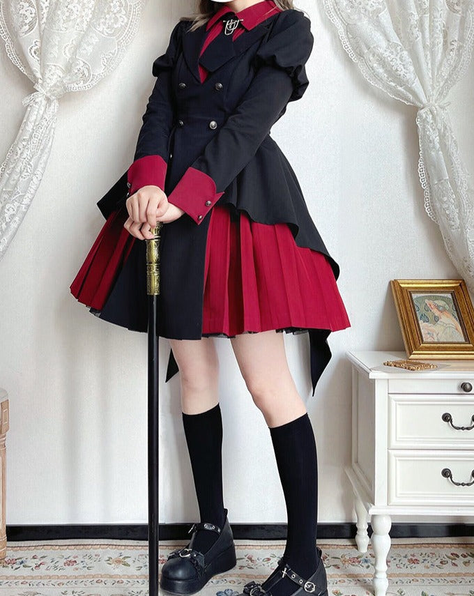 【予約販売】少女探偵 フェイクレイヤードワンピース