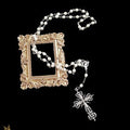 pearl cross necklace