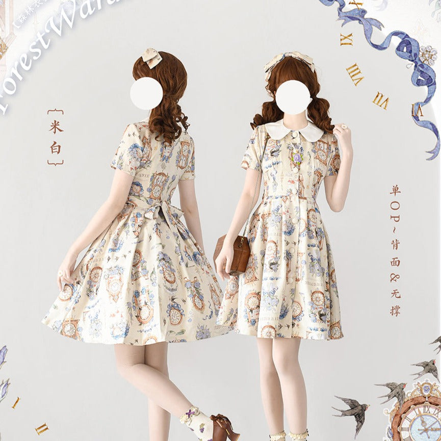 Eternal Echo クラシカルワンピースとジャケットのセットアップ カチューシャ付