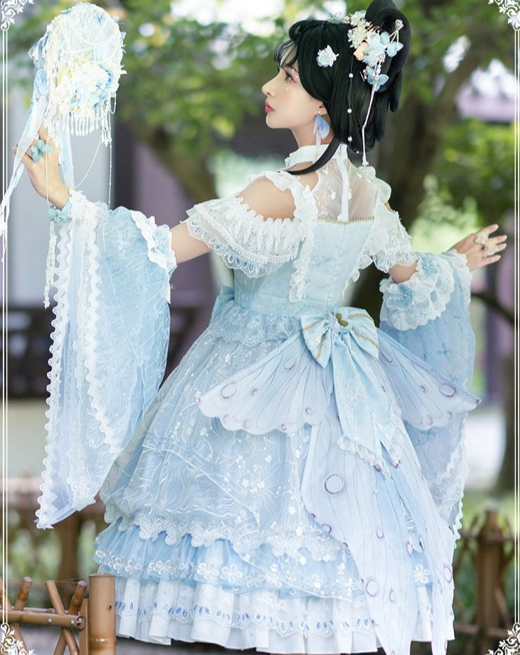 【予約販売】Butterfly Fairy 華ロリ プリンセスドレス