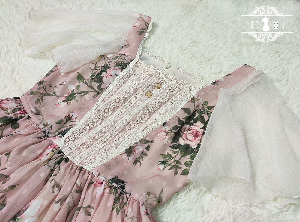 Rose Garden Flying Sleeve Claroli Dress