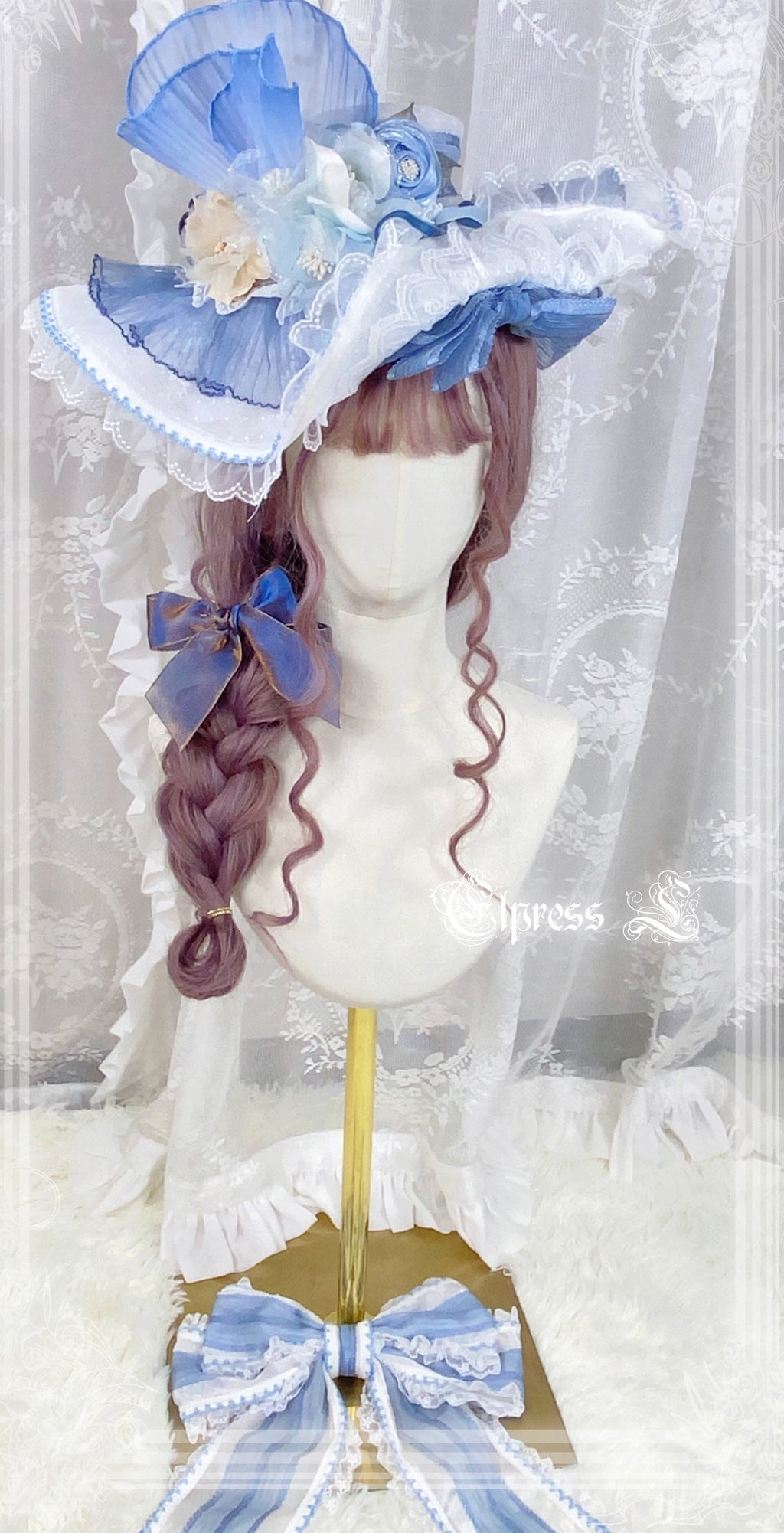 【同時購入のみ】八重咲きのローズプリンセス 帽子・コサージュ