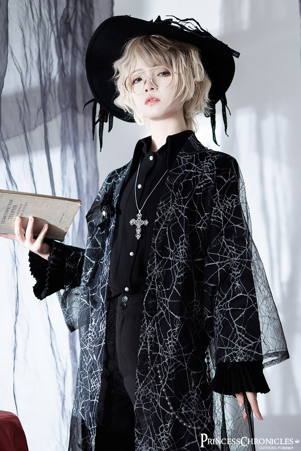 Ukimitsu Mikage Imperial Spider Sheer Gown