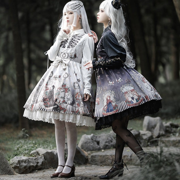 【予約販売】Dark Fairy Tales ゴスロリジャンパースカート