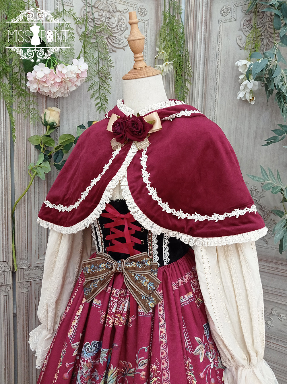 [Pre-order] Bavarian Girl Country Style Hooded Cloak